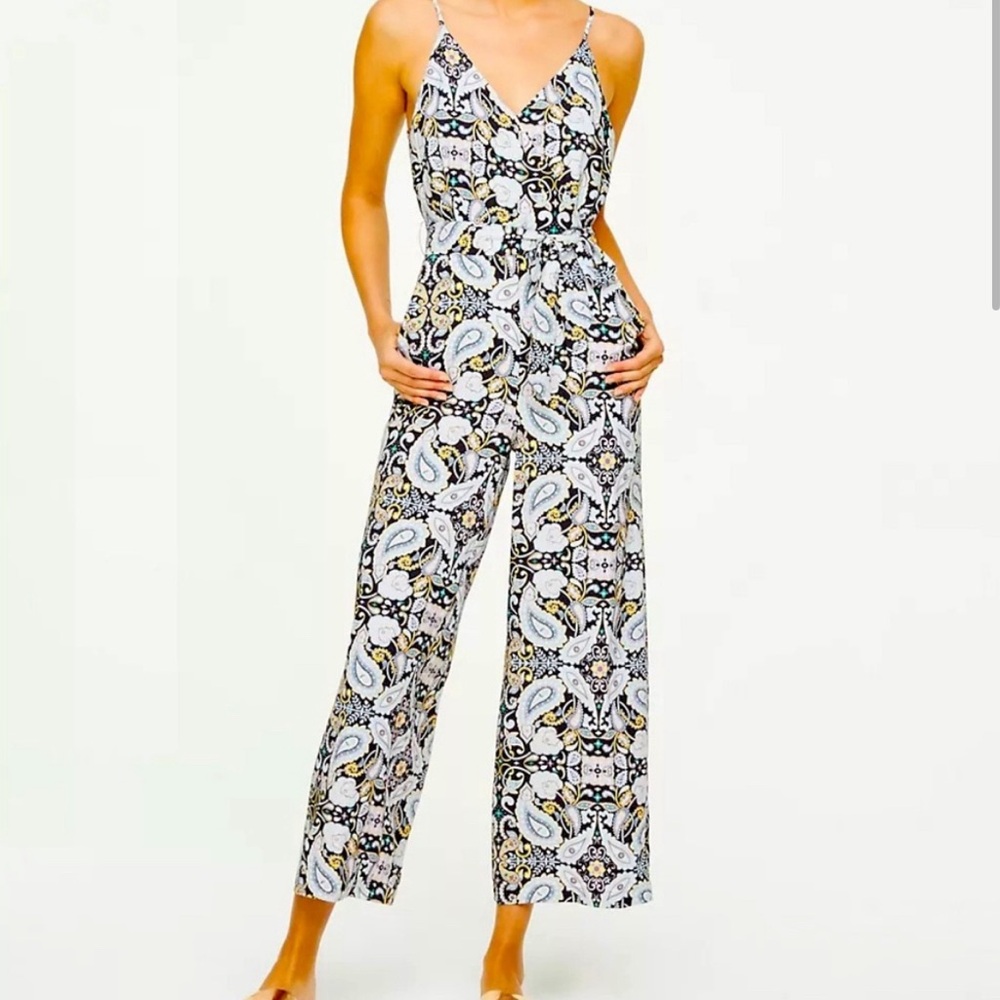 Loft wide leg jumpsuit
